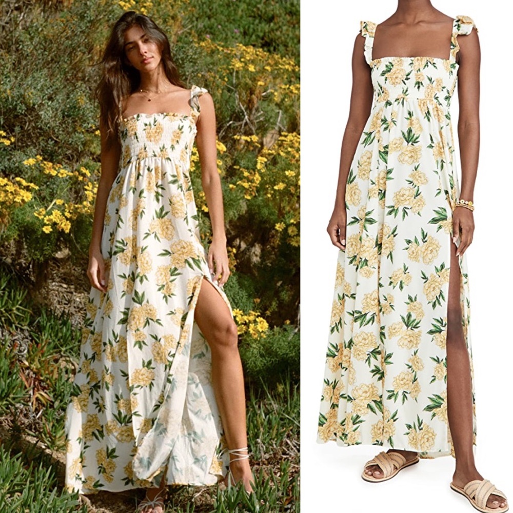 Agua Bendita Leandra Voila Maxi Dresses Size Medium